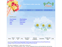 Tablet Screenshot of annieflower.com